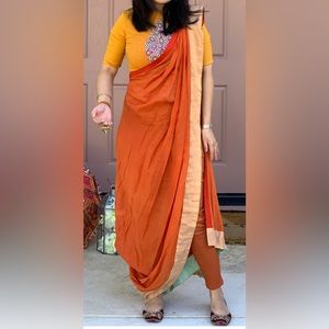 Anamika Khanna Pant Sari